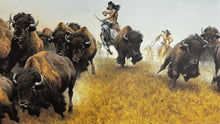 Load image into Gallery viewer, Buffalo Runners Signed Print