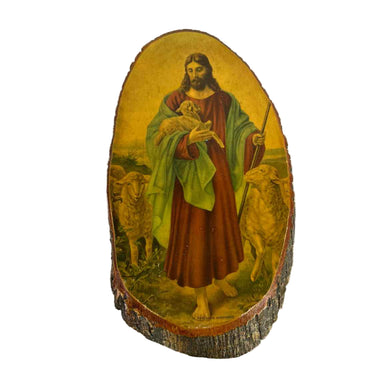 Jesus The Good Shepherd Plaque