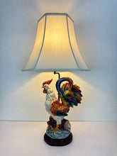 Load image into Gallery viewer, Rooster Pottery Lamp