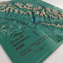 Load image into Gallery viewer, Glacier National Park Topography Map
