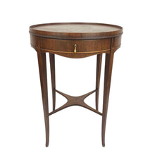 Load image into Gallery viewer, Round Mahogany End Table