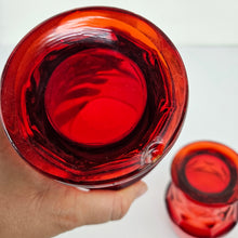 Load image into Gallery viewer, Ruby Georgian Glass Set