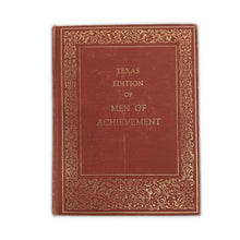Load image into Gallery viewer, Texas Men of Achievement Book