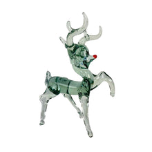Load image into Gallery viewer, Hand Blown Glass Reindeer
