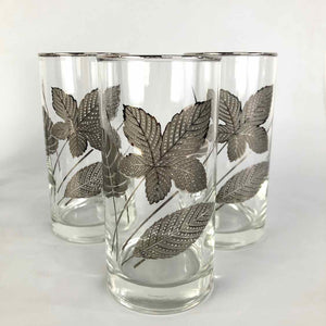 Metallic Leaf Glasses