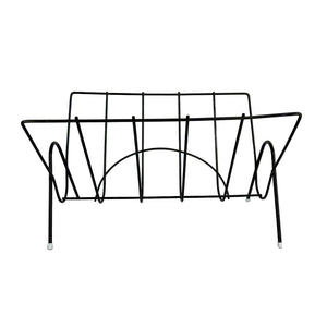Black Wire Magazine Rack