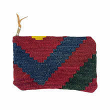 Load image into Gallery viewer, Kilim Rug Zipper Pouch