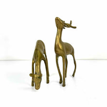 Load image into Gallery viewer, Brass Deer Pair