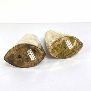 Hammered Brass Vases