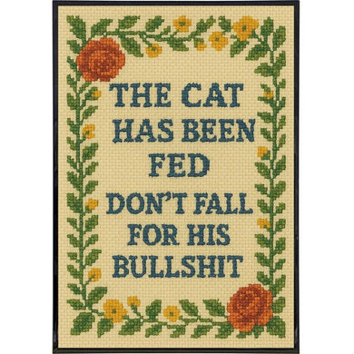 The Cat Has Been Fed Print