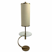 Load image into Gallery viewer, Modern Brass Floor Lamp Table