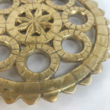 Load image into Gallery viewer, Brass Mandala Trivet