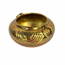 Load image into Gallery viewer, Hammered Brass Southwestern Planter