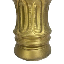 Load image into Gallery viewer, Mid-Century Gold Pottery Lamp