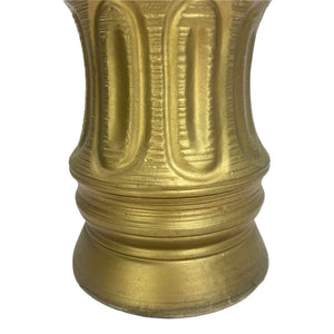 Mid-Century Gold Pottery Lamp