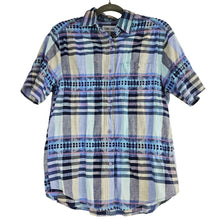 Load image into Gallery viewer, Purple Plaid Blouse