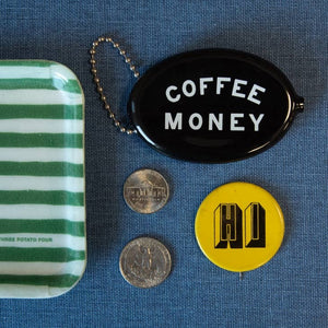 Coffee Money Pouch Keychain