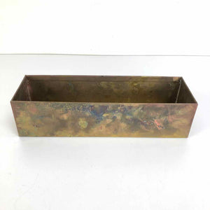 Brass Rectangular Planter