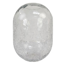 Load image into Gallery viewer, Clear Crackle Glass Vase