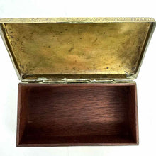 Load image into Gallery viewer, Engraved Brass Peacock Box