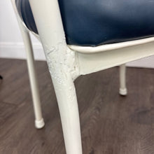 Load image into Gallery viewer, White Faux Bamboo Metal Chairs