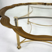 Load image into Gallery viewer, Gold &amp; Glass Coffee Table
