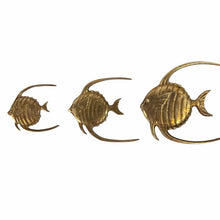 Load image into Gallery viewer, Brass Angel Fish Wall Hangings