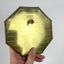 Load image into Gallery viewer, Small Brass Octagon Mirror