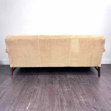 Load image into Gallery viewer, Cut Velvet Tan Couch