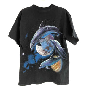 Three Dolphin Moon Shirt