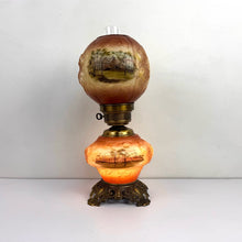 Load image into Gallery viewer, Glass Roses Hurricane Lamp