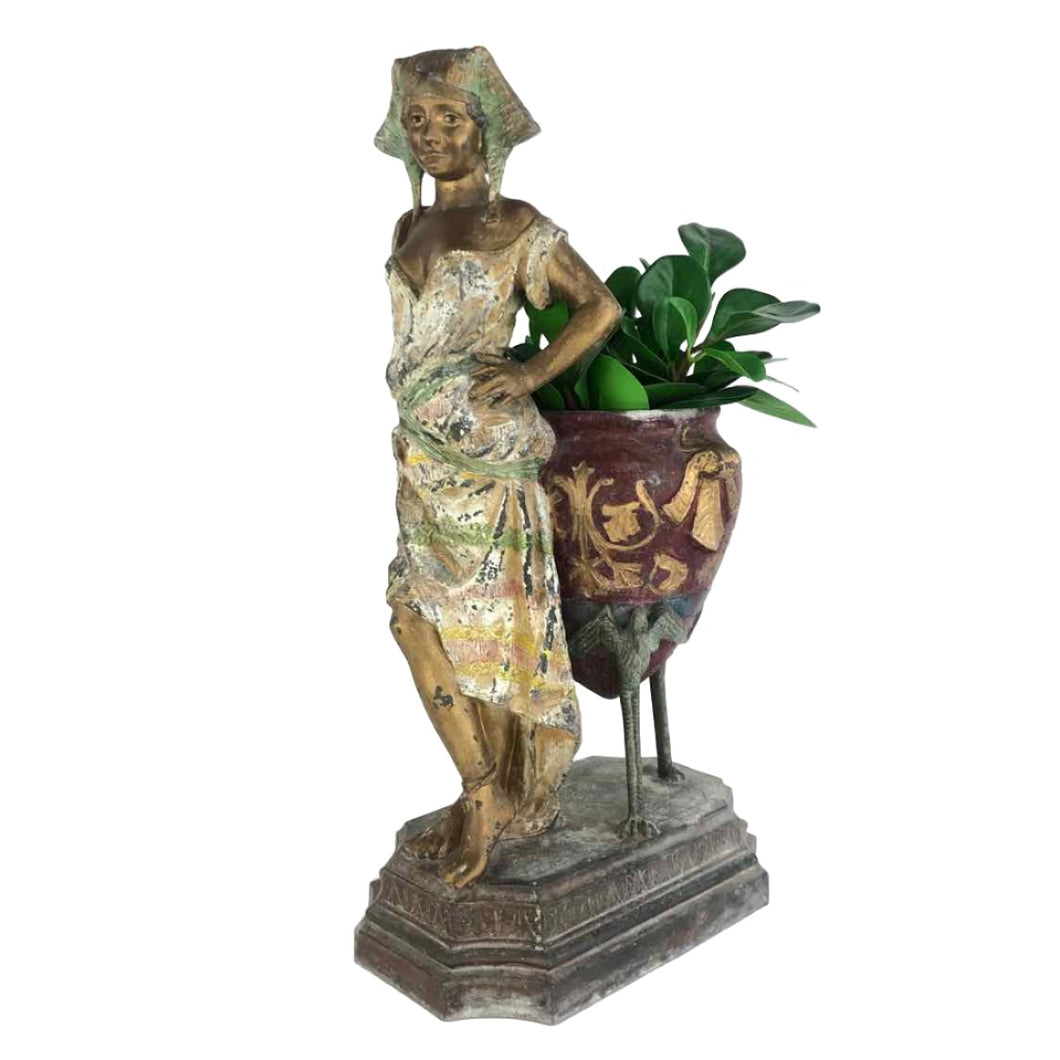 Art Deco Woman Planter