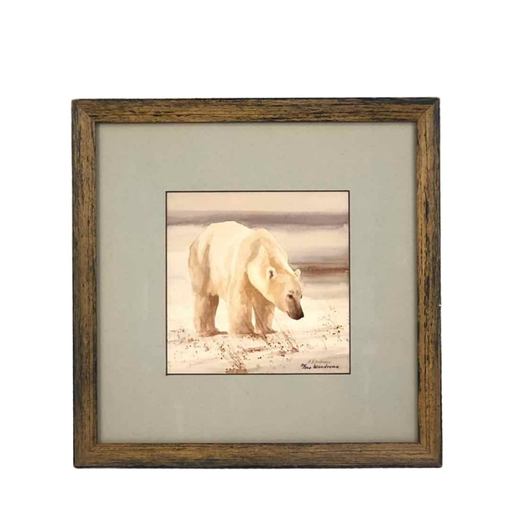 Polar Bear Watercolor Print