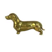 Load image into Gallery viewer, Brass Dachshund Dog