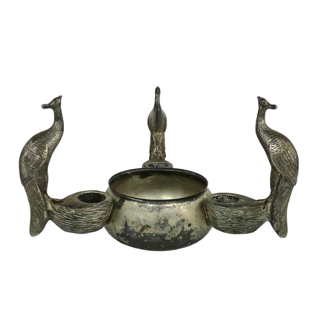 Peacocks Candleholder