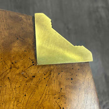 Load image into Gallery viewer, Walnut &amp; Brass End Table