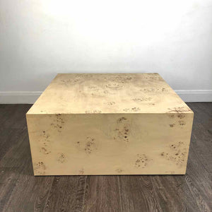 Bleached  Burl Coffee Table