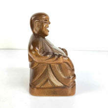 Load image into Gallery viewer, Carved Wooden Buddha