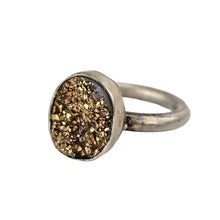 Load image into Gallery viewer, Chunky Druzy Sterling Ring