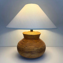 Load image into Gallery viewer, Pencil Reed Rattan Lamp