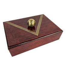 Load image into Gallery viewer, Brass &amp; Rosewood  Box