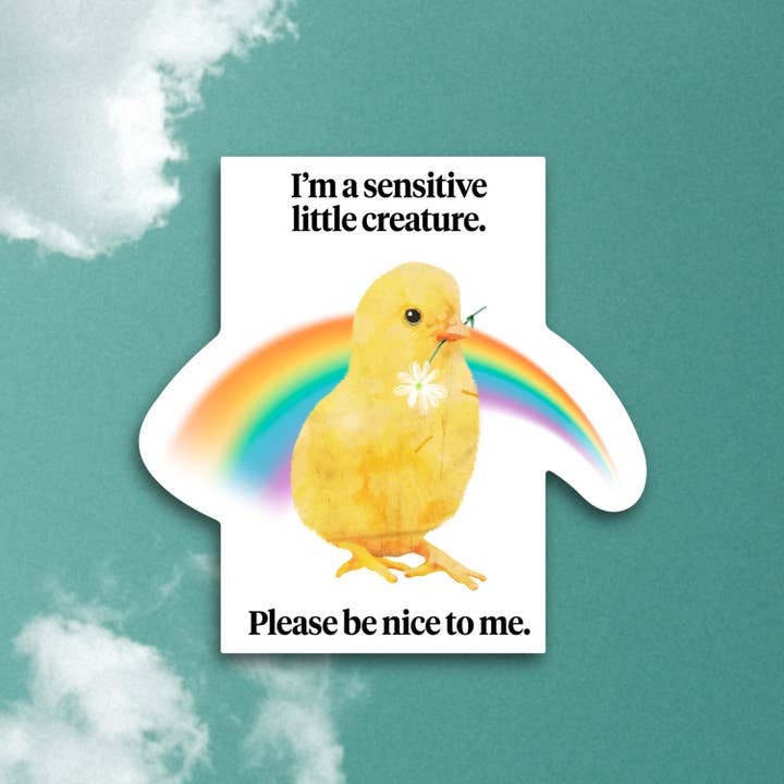 Sensitive Creature Sticker