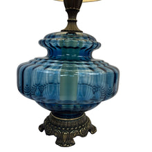 Load image into Gallery viewer, Huge Blue Glass Lamps