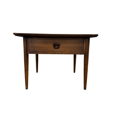 Modern Walnut End Table