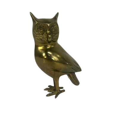 Large Brass Owl