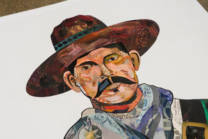 Dolan Geiman Signed Print Vaquero (Tigers)