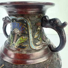 Load image into Gallery viewer, Champleve Enamel Vase