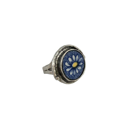 Upcycled Porcelain Dish Ring