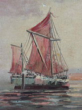 Load image into Gallery viewer, Ship at Sea Framed Painting