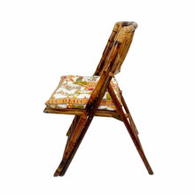 Load image into Gallery viewer, Folding Tortoiseshell Bamboo Chair